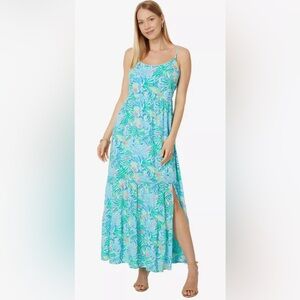 EUC Lilly Pulitzer Multi Via Parigi Teresa Maxi Dress